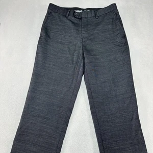 Pantalones Bar III Para Hombre 32x32 Gris Calce Ajustado Mezcla de Lana Elastizados Vestido Pantalones Oficina - Imagen 1 de 10