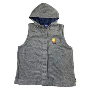 Vintage 90s Disney Pooh Bear Fleece Vest - L - Picture 1 of 4