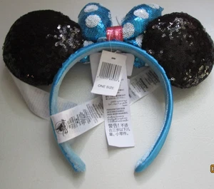 Neu Disney Parks Minnie Mouse Ohren Handband zeitlos Blume Erwachsene Einheitsgröße - Bild 1 von 6