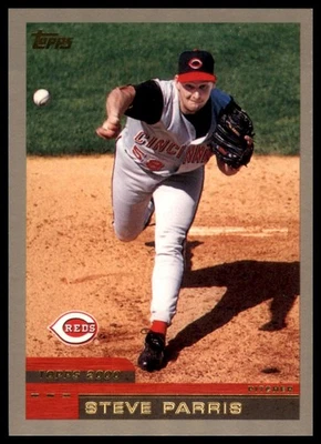 2000 Topps #407 Steve Parris Cincinnati Reds Baseball - Image 1 of 2