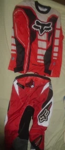 Fox Racing Pants 34 & Jersey Set Mens Motocross Dirt Bike BMX - Picture 1 of 15