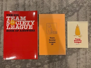 Team Society League IV, V, Book of Answers, Martz Costain Wolfhard Worton SPX - Imagen 1 de 3