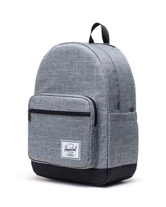 Herschel 25L Pop Quiz Backpack Bag w/ 15" Laptop Sleeve in Raven Crosshatch - Picture 1 of 5