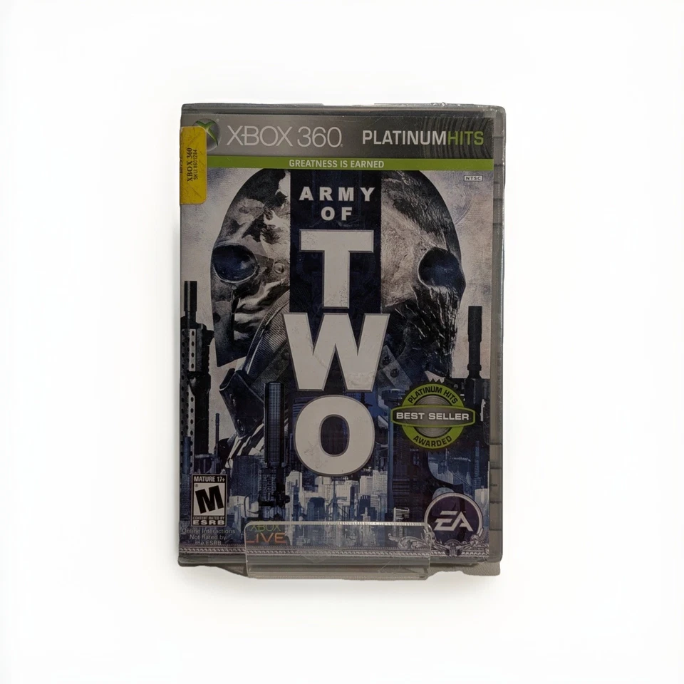 Army of Two Xbox 360 , 2008 New Factory Sealed - Platinum Hits - Never Opened - Image 1 of 4