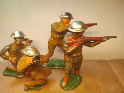 Barclay,Manoil Toy Soldier Lot 4 - Image 1 of 3