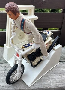 VINTAGE 1970’s IDEAL EVEL KNIEVEL STUNT CYCLE W/FIGURE & GYRO L@@K! - Picture 1 of 21