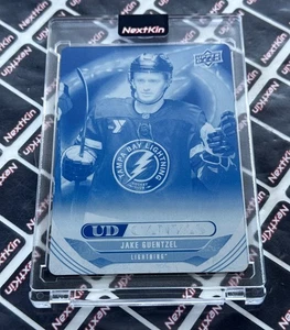 2024-25 UD Extended Cyan Printing Plate 1 Of 1 C264 Jake Guentzel - Bild 1 von 2