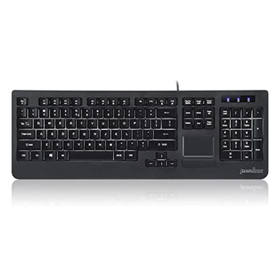 Perix PERIBOARD - 313 Keyboard with touchpad LED backlight installed Wired stand - Image 1 of 4