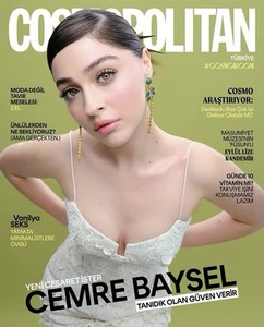Cosmopolitan Turkey April 2025 / Cemre Baysel - Eylül Lise Kandemir / Fast Mail - Picture 1 of 6