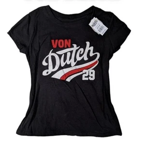 Ladies Von Dutch Fitted Tee Size Small - Picture 1 of 7