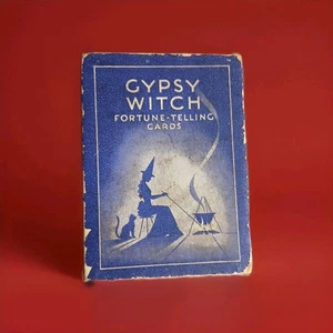 Tarjetas de adivinación de bruja gitana de colección caja azul con folleto de instrucciones  - Imagen 1 de 5