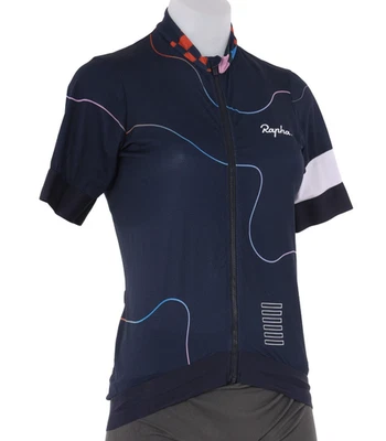 Camiseta deportiva de entrenamiento Rapha Pro Team manga corta para mujer MEDIANA azul marino bicicleta de carretera Foto 1 de 4