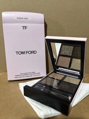 Tom Ford Eye Color Quad Creme, 35 Rose Topaz,  .31 oz /9g, New With Box - Image 1 of 4