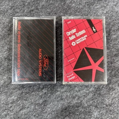 New FORD And Chrysler Car Audio Systems Demonstration Cassette Tape RARE Sealed - Image 1 of 4