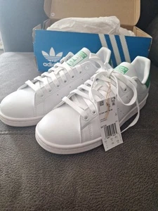 ADIDAS STAN SMITH Shoes Tennis Sneakers Green Size 7 - Picture 1 of 8