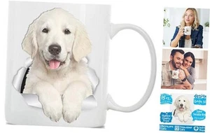 Gorgeous Golden Retriever Mug - Golden Retriever Puppy Ceramic Cofee Mug - - Picture 1 of 7