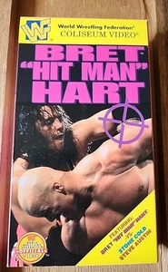 WWF BRET HITMAN HART (VHS, 1997) COLISEUM VIDEO, STONE COLD STEVE AUSTIN, WWE - Imagen 1 de 3