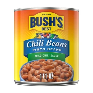 Bush's Chili Beans, Canned Pinto Beans in Mild Chili Sauce.. - Picture 1 of 4