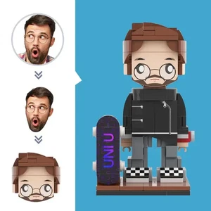 Custom Skateboarding Figurine from Photo | Personalized Sports Gift - Picture 1 of 35