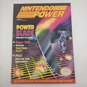 Nintendo Power Magazine Vol 23 - 1991 - Powerblade - Sim City Poster - Komplett  - Bild 1 von 15