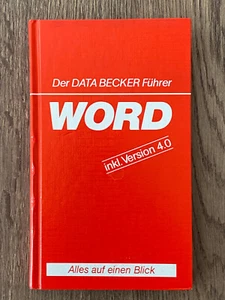 Word Incl. Version 4.0 - Everything On One Blick, Der Data Becker Guide Book - Picture 1 of 4