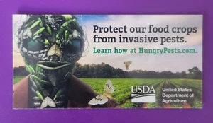 Hungry Pests Magnet U. S. Department of Agriculture Approx 4" x 2" USDA - Picture 1 of 2