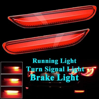 Red Lens LED w/Sequential Turn Signal Brake Lights For Infiniti Q50 QX Nissan — 第 1/4 张图片