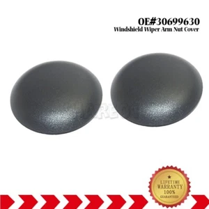 2PCS Front Windshield Wiper Arm Nut Cover Caps For Volvo XC90 2016-2020 30699630 - Imagen 1 de 5