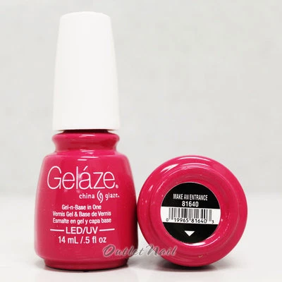 Geláze Gelaze by China Glaze 15mL Gel-n-Base In One Gel Polish @Pick ANY Color - Image 1 of 2