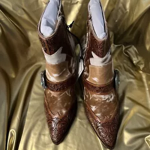 Myra Bag Goldie Hair-on Hide Stiefel Größe 8 - Bild 1 von 6
