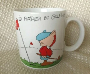 I'd Rather Be Golfing Coffee Tea Mug Russ Berrie - Bild 1 von 7