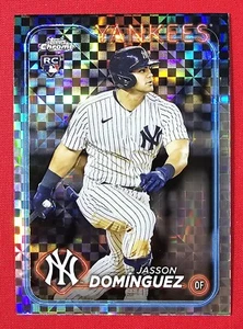 2024 Topps Chrome JASSON DOMINGUEZ RC #89 XFractor Yankees - Picture 1 of 2