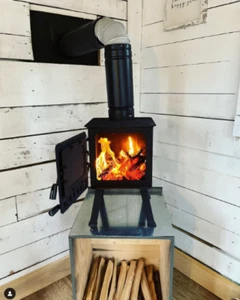 Wood Burning Stove, Mini Wood Stove, Camping Stove, Tent and Sailboat, RV Stove - Picture 1 of 13