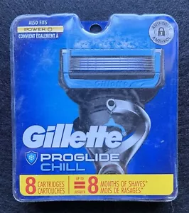 🔥 NEW Gillette ProGlide CHILL Razor Blade Refills – 8 Pack - Picture 1 of 3