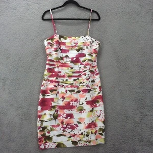Dress Barn Collection Dress Women 16 Floral Multi Tiered Ruffled Lined Summer - Picture 1 of 12