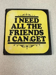 Charlie Brown Book - I Need All the Friends I Can Get  by Charles Schulz - HB - Picture 1 of 11