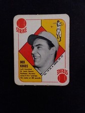 1951 topps red back Dick Kokos card no. 19