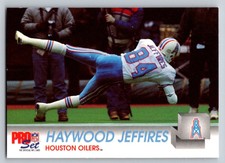 1992  Pro Set #512 Haywood Jeffires Houston Oilers