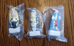 Beetlejuice 1989 Burger King Kinder Spielzeug doppelseitige Figuren Menge 3 NEU Neu in Verpackung - Bild 1 von 4