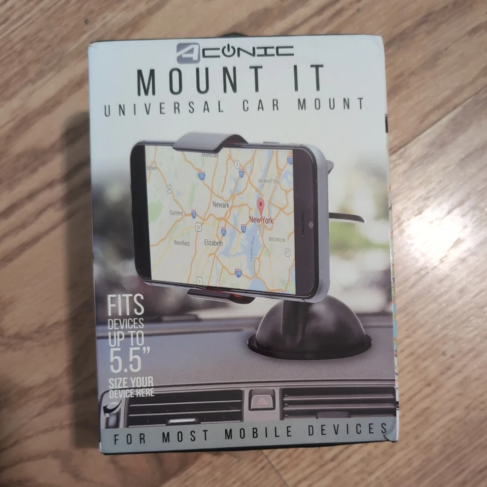 ACONIC  MOUNT IT UNIVERSAL CAR MOUNT Fits devices up to 5.5" - Image 1 of 4