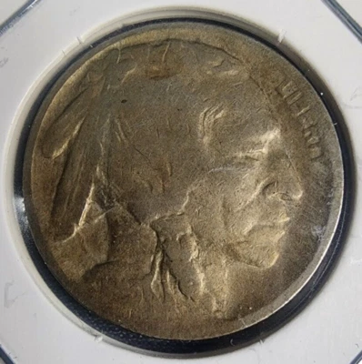 1913 Type 2 Buffalo Nickel Die Rotation Error Toned Better Date - Image 1 of 4