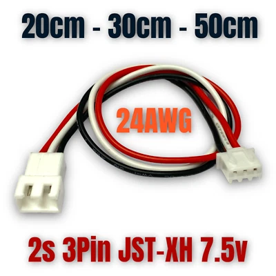 2S 3Pin Verlängerung Ladekabel JST XH 20cm 30cm 50cm Lipo Akku Balancerkabel RC - Bild 1 von 4