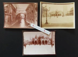 ● Lot de 3 vieilles photos de VENISE - VENEZIA - début XXè ? - Italia Italie - Picture 1 of 1