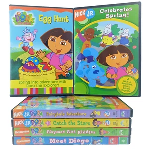 Vtg DORA THE EXPLORER Set of 6 Nickelodeon Kids Dvds 2003-2004 Reg 4 Pal Ret Vg - Picture 1 of 11