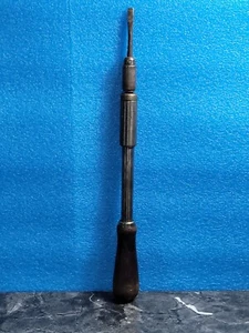 Vtg YANKEE 30 Patent 1902 Spiral Ratcheting 14.5"/20" Screwdriver & Flat Bit.OBO - Picture 1 of 13