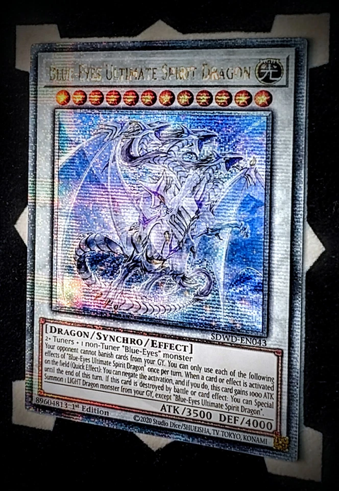 Blue-Eyes Ultimate Spirit Dragon SDWD-EN043 Quarter Century Rare 1st Ed Yugioh - Image 1 of 1