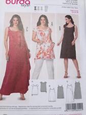 Burda Sewing Pattern 6949 Ladies Misses Semi Fitted Dress Size 16-26 Uncut