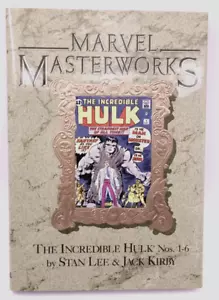 Marvel Masterworks #8: The Incredible Hulk Nos. 1-6 Hardcover - NEW UNREAD - Picture 1 of 6