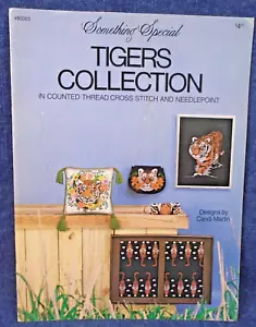 Vintage Candamar Something Special Tiger Collection 90003 Cross Stitch Booklet - Picture 1 of 4