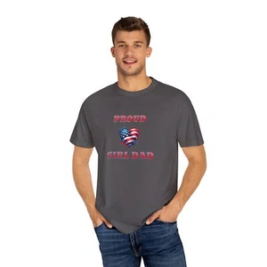 Stolzes Mädchen Papa Kurzarm T-Shirt - Bild 1 von 21